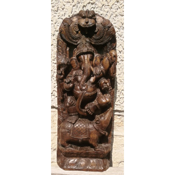 Statue Ganesh bois